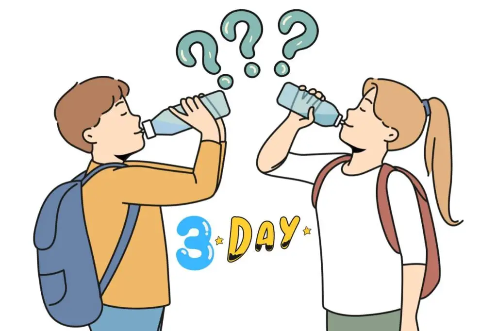 How many bottles of water should I drink a day?