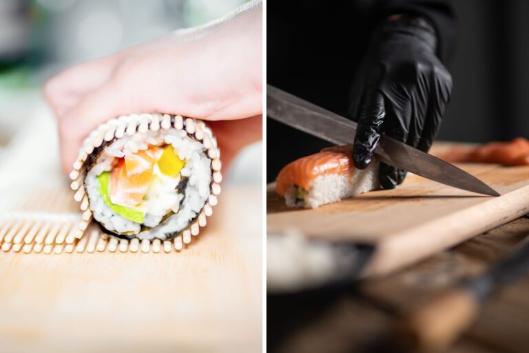 Hand Roll VS Cut Roll Sushi