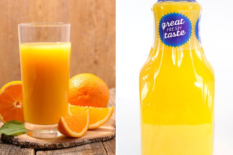 Freshly Squeezed vs. Store-Bought Orange Juice (which one is great?)
